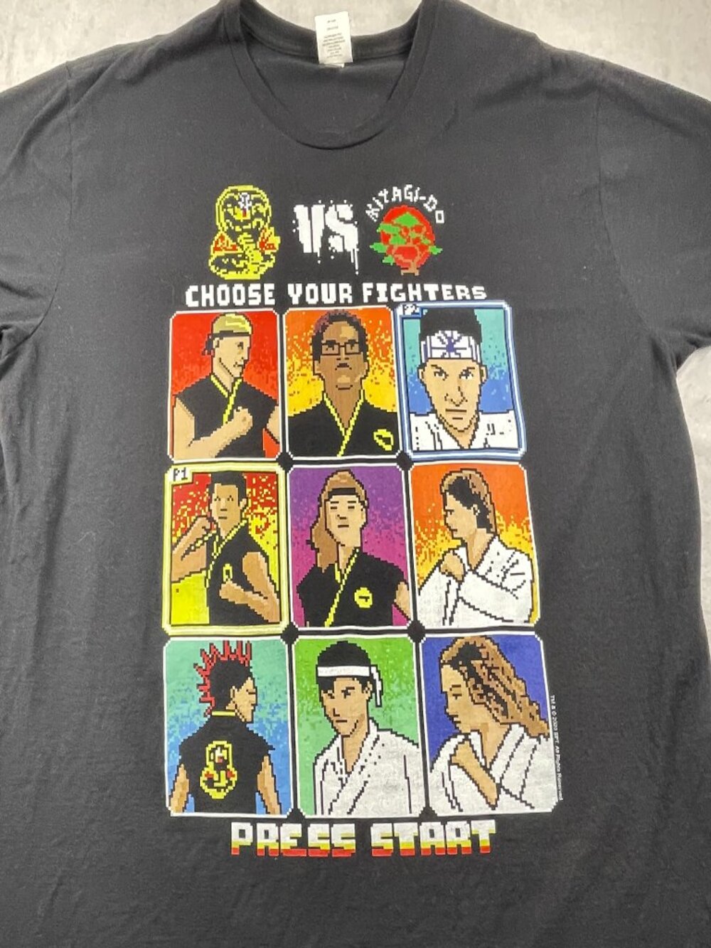 Retro Arcade “Choose Your Fighter” Graphic Tee